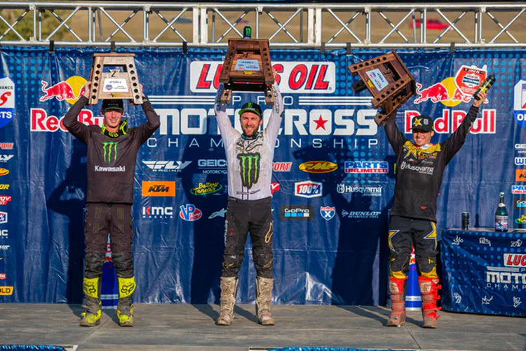 Eli Tomac gewann in Thunder Valley vor Cianciarulo und Osborne