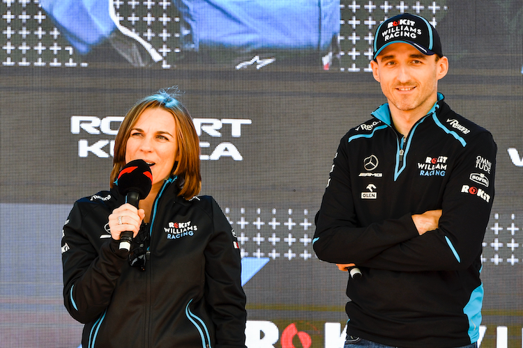 Claire Williams und Robert Kubica