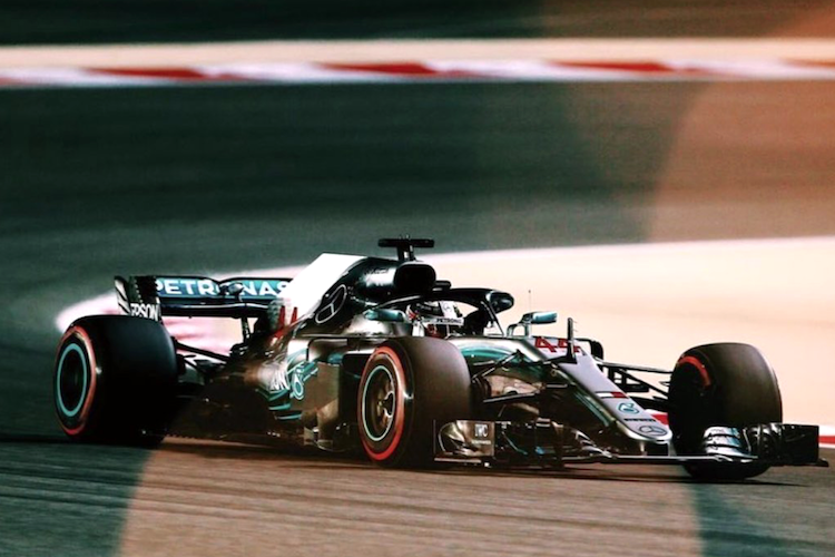 Lewis Hamilton in Bahrain