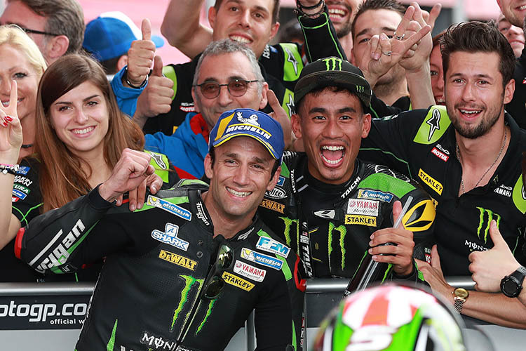 Johann Zarco mit Hafizh Syahrin