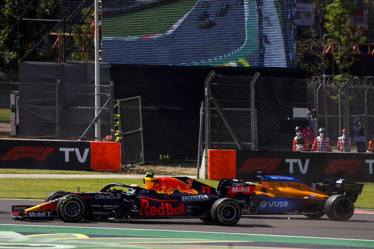 Pérez gegen Ricciardo 