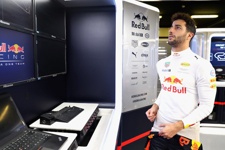 Daniel Ricciardo in Spanien