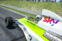 Jenson Button im virtuellen Formel-1-Renner