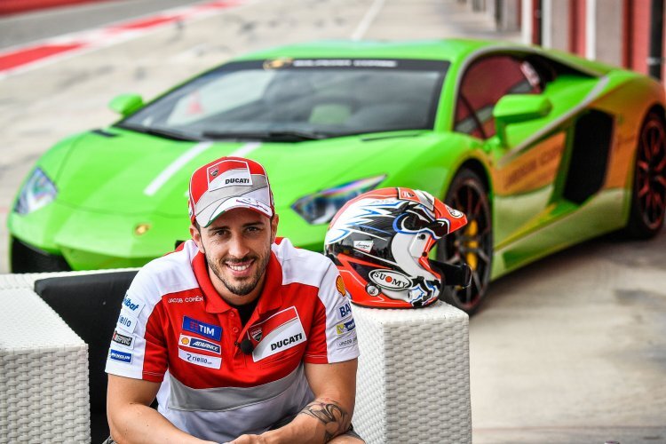 Andrea Dovizioso freut sich auf die Auftritte im Lamborghini