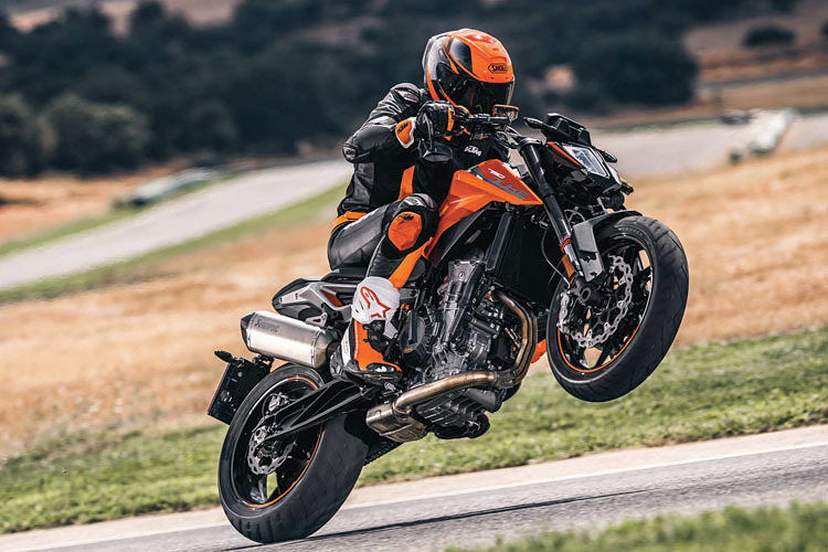 KTM-Aktion mit der KTM 790 Duke beim Bergrennen Landshaag - St. Martin