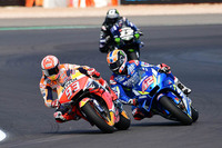Platz 1: Das Duell Rins (42) gegen Márquez (93) in Silverstone