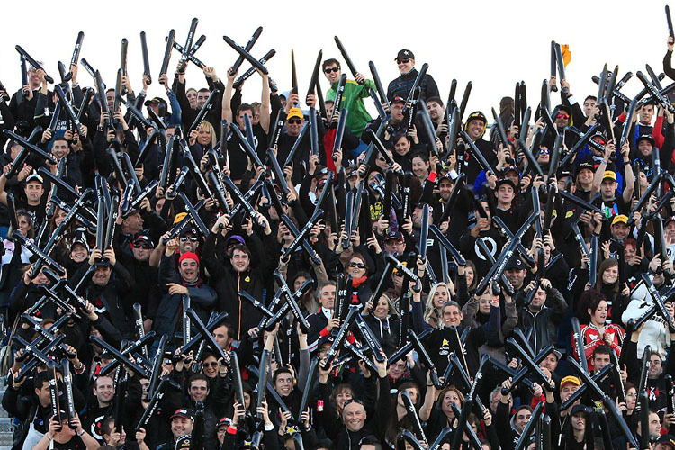 Die Jorge-Lorenzo-Fans in Valencia 2012