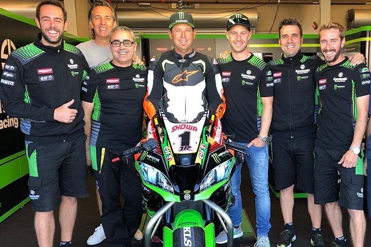 Jeremy McGrath machte auf dem Kawasaki-Superbike eine gute Figur