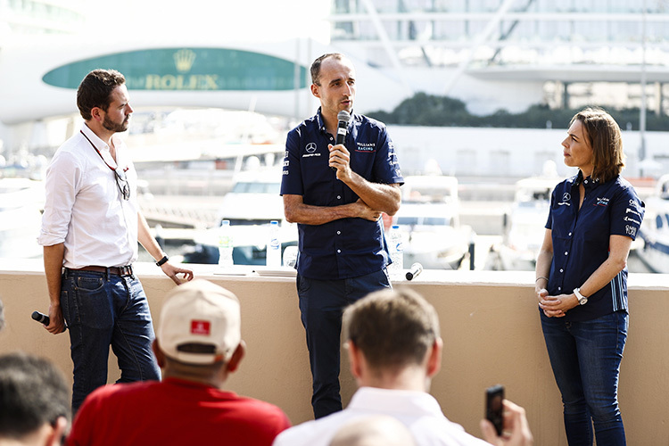 Robert Kubica in Abu Dhabi