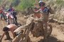Dovizioso versank im Schlamm