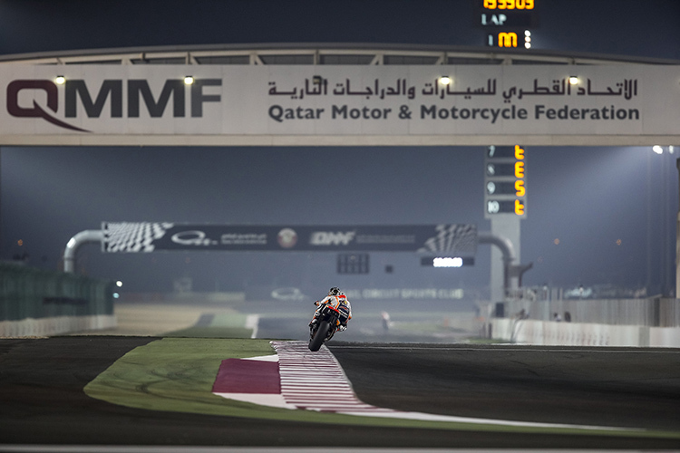 Marc Márquez auf dem Losail International Circuit