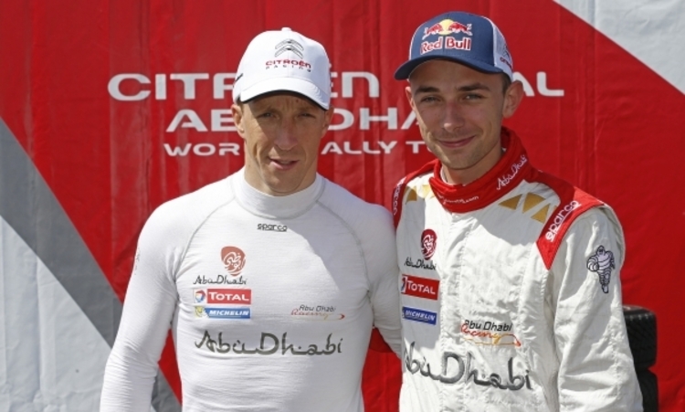 Kris Meeke (li.) und Stéphane Lefebvre