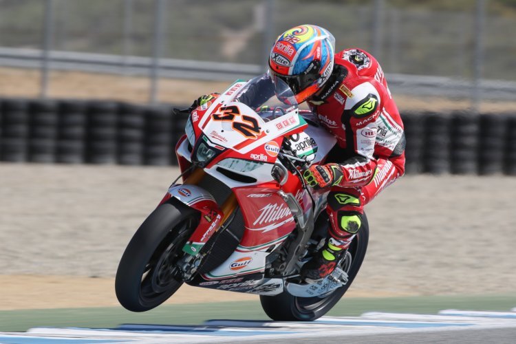 Lorenzo Savadori in Laguna Seca