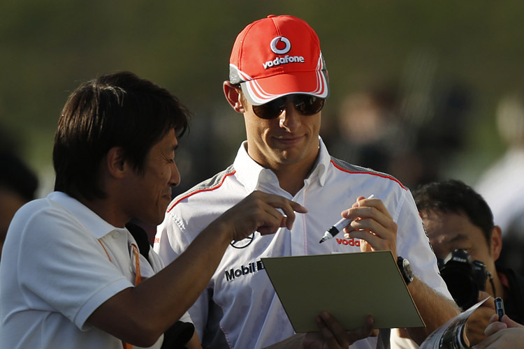 Jenson Button: «. Japan muss im Formel-1-Feld vertreten sein, egal, ob durch einen Fahrer oder einen Hersteller»