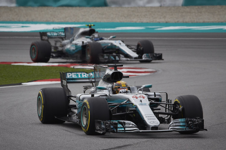 Lewis Hamilton und Valtteri Bottas