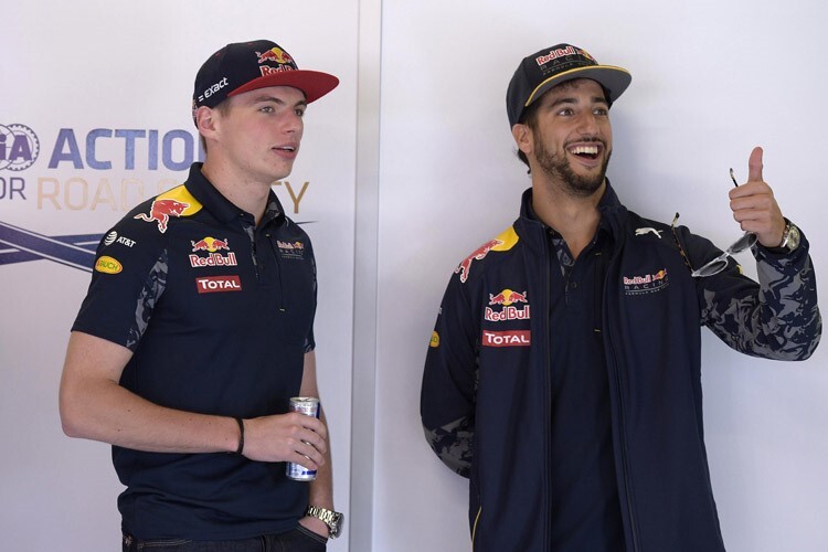 Max Verstappen und Daniel Ricciardo