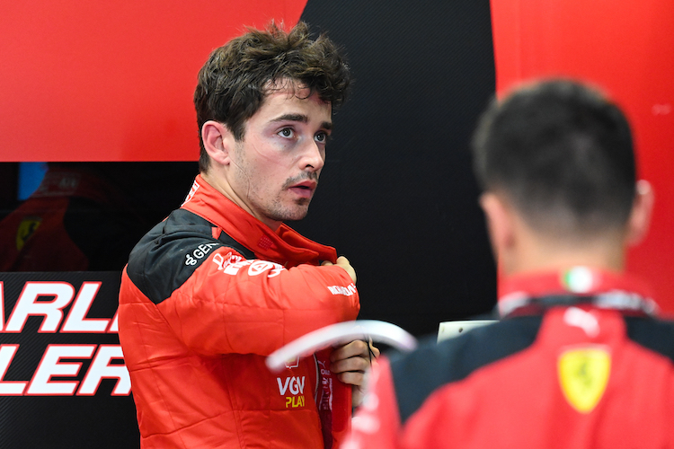 Charles Leclerc landete in Spanien im Q1 nur auf dem 19. Platz!