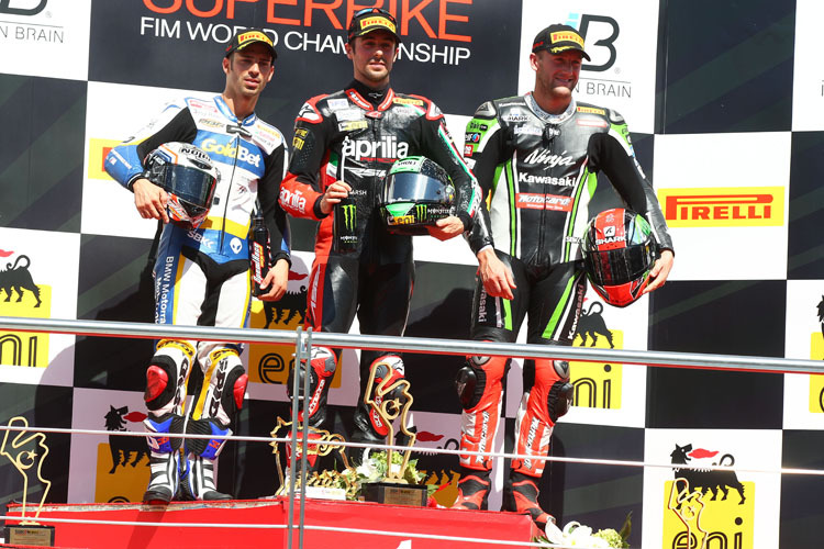 Das erste Podium der Superbike-WM in der Türkei