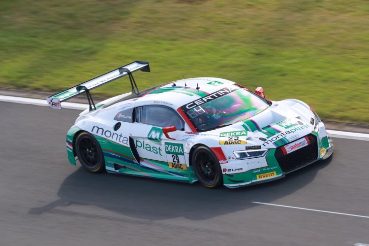 Der Audi R8 LMS von Connor De Phillippi/Christopher Mies