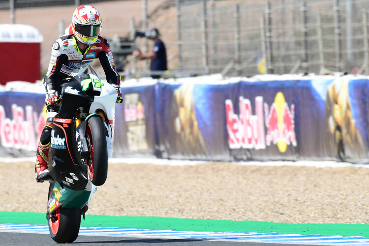 Dominique Aegerter in Jerez