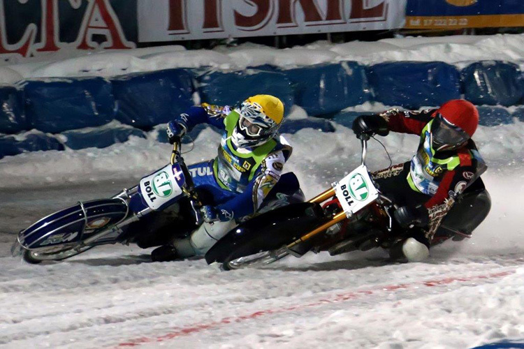 Titanteile haben sich im Eisspeedway nur bedingt durchgesetzt