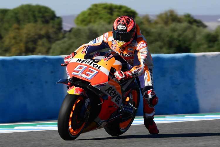 Marc Márquez auf seiner neuen Honda