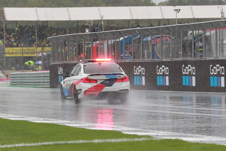 Nur mit vier Rädern konnte man in Silverstone 2018 fahren