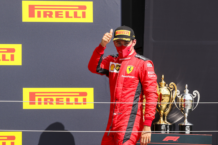 Platz 3 für Charles Leclerc