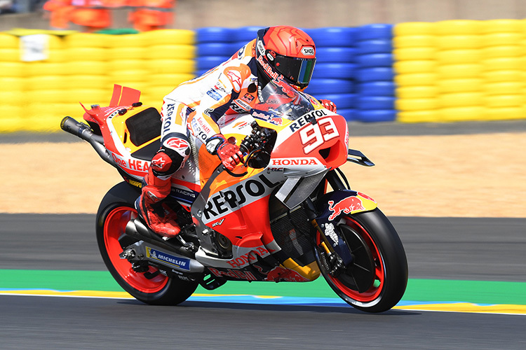 Marc Márquez auf dem Kalex-Chassis in Le Mans