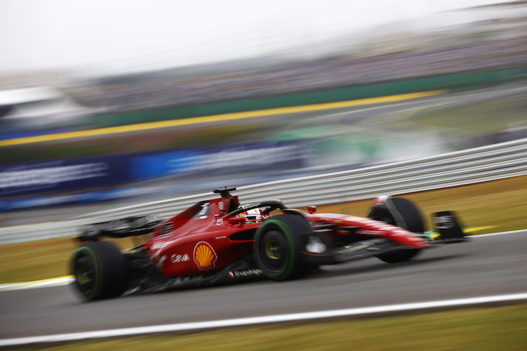 Charles Leclerc war der Einzige, der das Q3 auf Intermediates in Angriff nahm