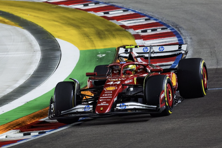 Lewis Hamilton in Singapur