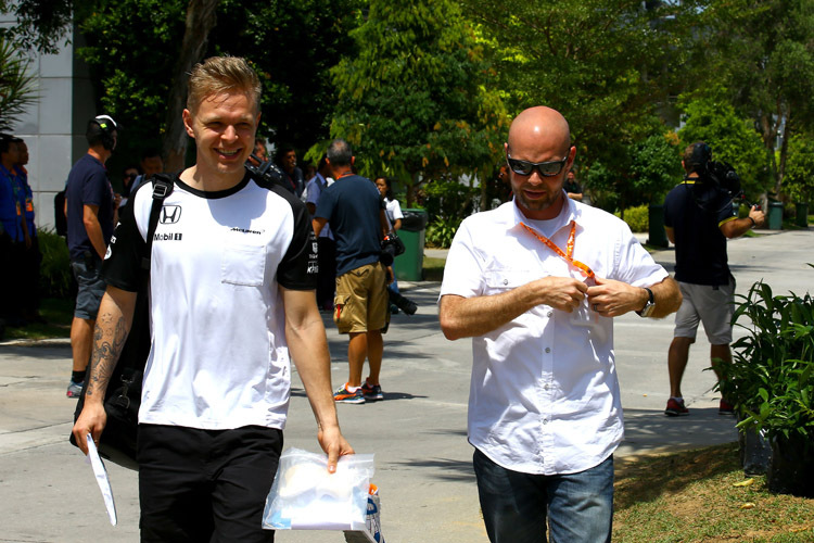 Kevin Magnussen (im Bild mit Papa Jan Magnussen): «Kevin Magnussen: «Ich bin ein Rennfahrer und brauche die Rennfahrerei, das ist meine Passion»»