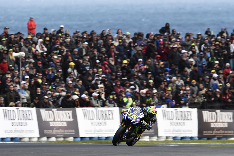 Valentino Rossi begeisterte die Fans, aber die «Aussies» wünschen sich ein Comeback der Nummer 27