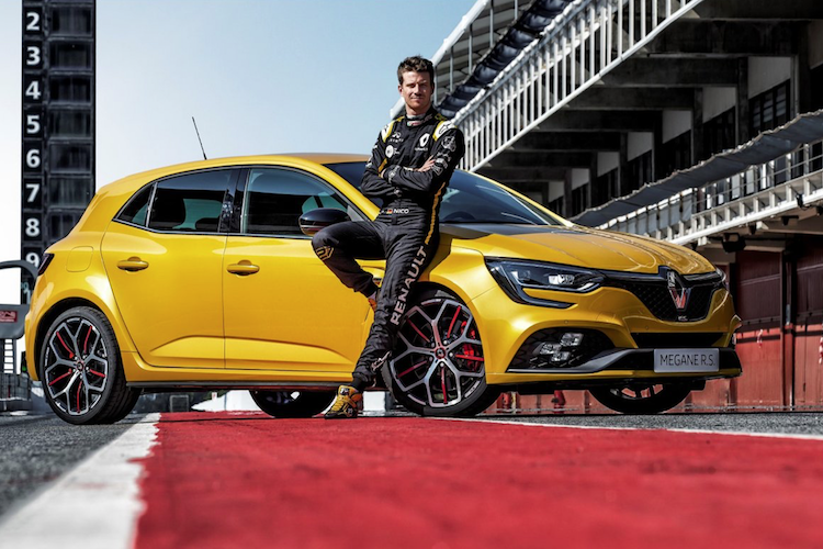 Nico Hülkenberg mit der Mégane