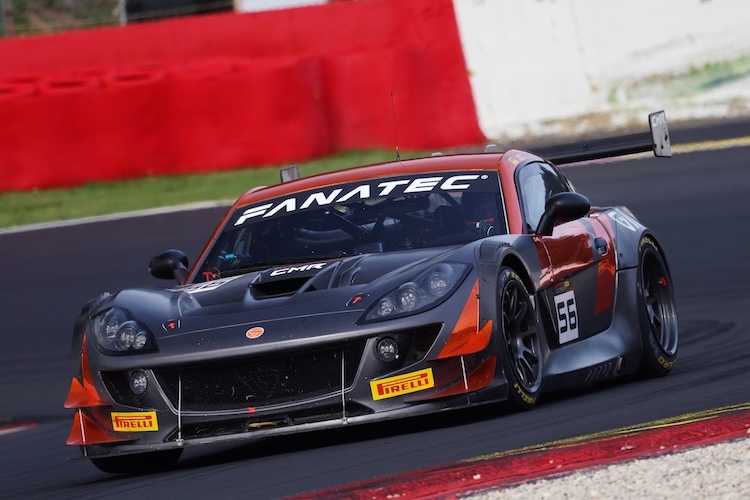 Die V8-Urgewalt Ginetta G56X bei seinem Testeinsatz in Spa-Francorchamps 2024