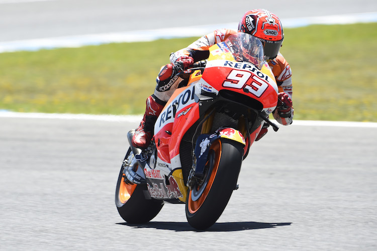 Marc Marquez führt den Jerez-Test um 13 Uhr an