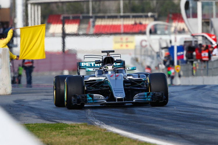 Valtteri Bottas geht auf die Bahn