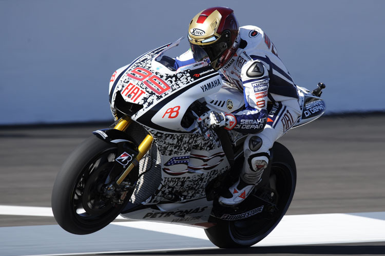 Jorge Lorenzo im Indianapolis-Design