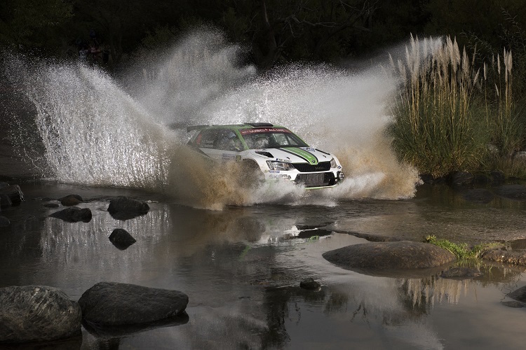 Pontus Tidemand machte in der WRC2 die Konkurrenz nass