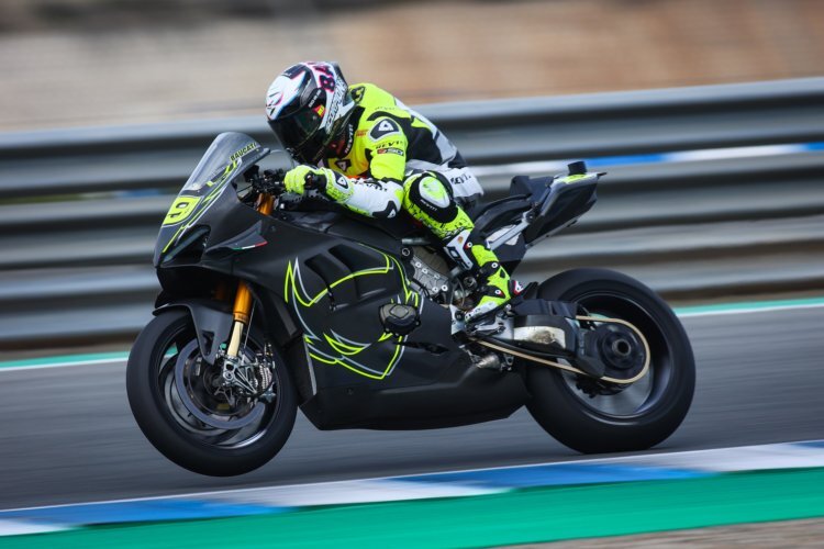 Alvaro Bautista beim Jerez-Test mit Ducati