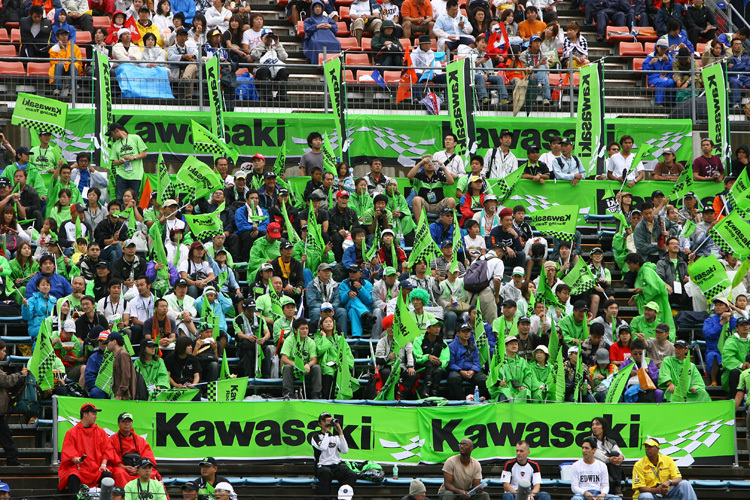 Die Kawasaki-Fans freuen sich über das Bekenntnis