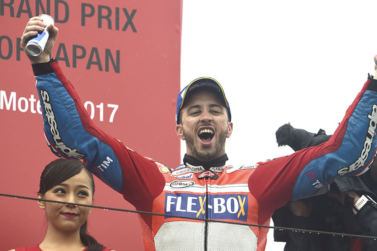 Andrea Dovizioso bejubelte in Motegi seinen fünften Saisonsieg