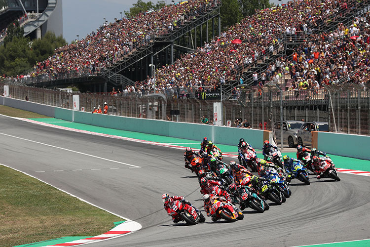 MotoGP-Start in Catalunya