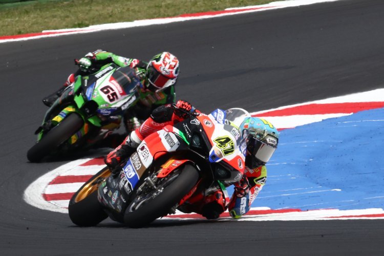 Niemand kann behaupten, das Podium in Misano wäre Axel Bassani in den Schoß gefallen