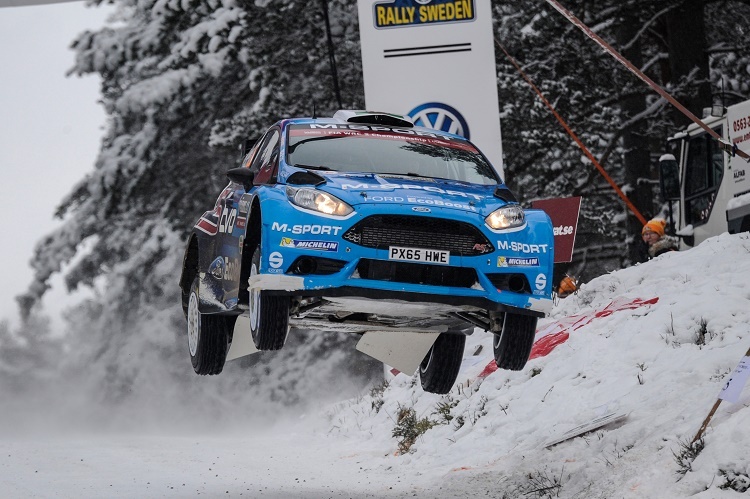 Elfyn Evans gewann auch in Schweden die WRC2