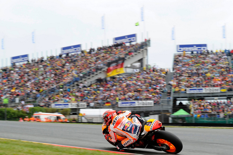 Einige der Tribünen auf dem Sachsenring sind bereits ausverkauft