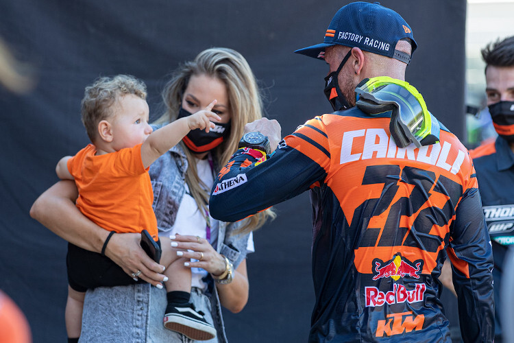 Chase, Jill und Tony Cairoli