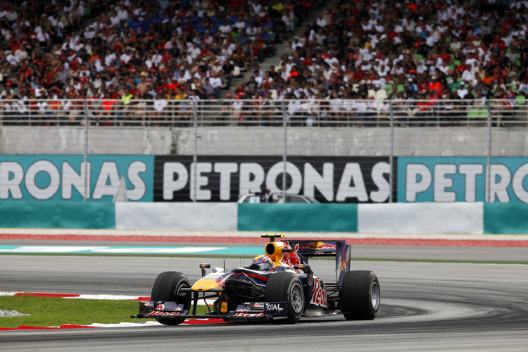 Red-Bull-Pilot Mark Webber führt die WM an