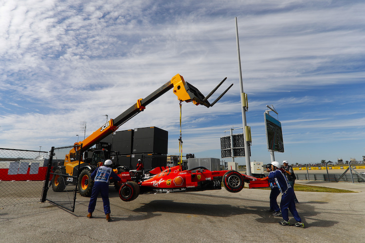 So endete das dritte freie Training von Charles Leclerc in Austin