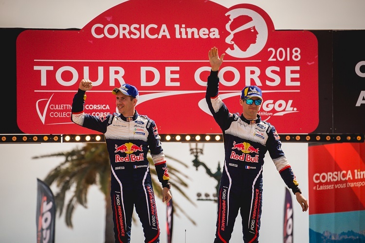 Die Korsika-Sieger Julien Ingrassia und Sébastien Ogier